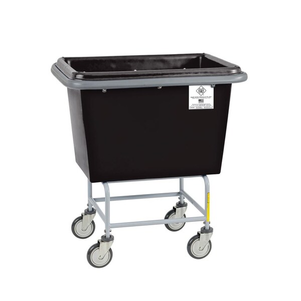 Elevated Basket Truck, Poly, Bumper, 8 Bushel, Black